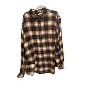 Croft & Barrow Men's Flannel Shirt, Size XXL